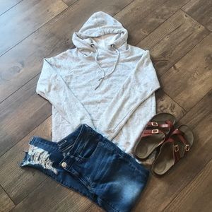 Light gray hoodie